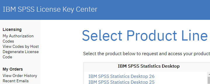 IBM SPSS License Key Center Authorization Codes