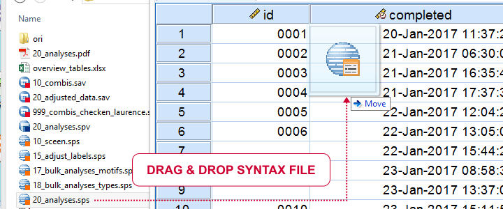 alias in spss code