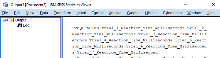Create SPSS FREQUENCIES Syntax with Python