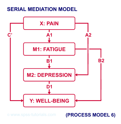 Serial Mediation Diagram