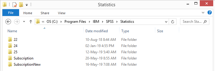 downloaded spss 25 but no toolbar