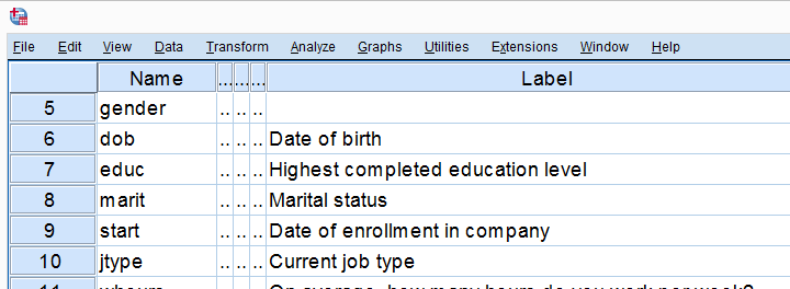 alias in spss code