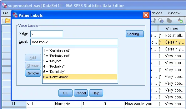 Changing Value Labels in SPSS the Wrong Way