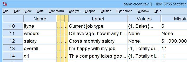 SPSS Clone Variables Tool Example Data