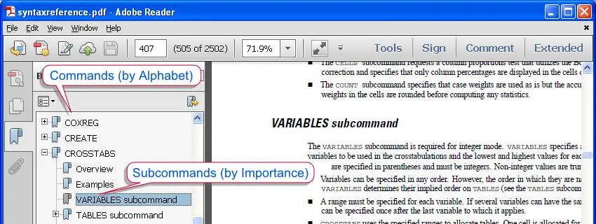 spss code