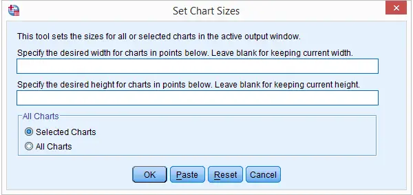 SPSS Custom Dialog Window Example