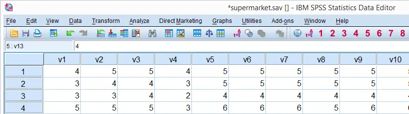 SPSS Data Supermarket