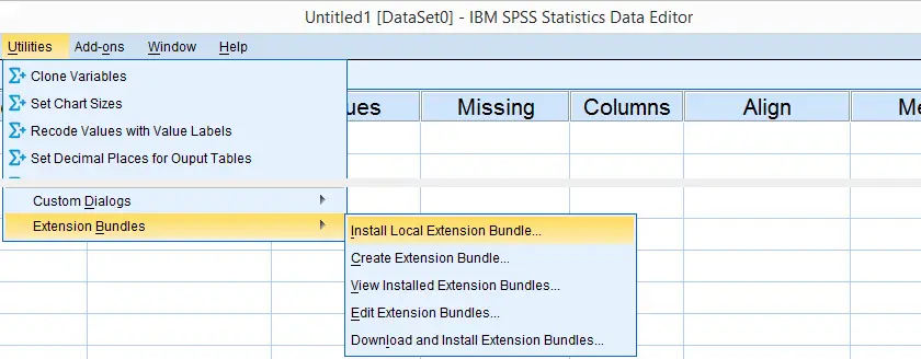 on the hub spss 22