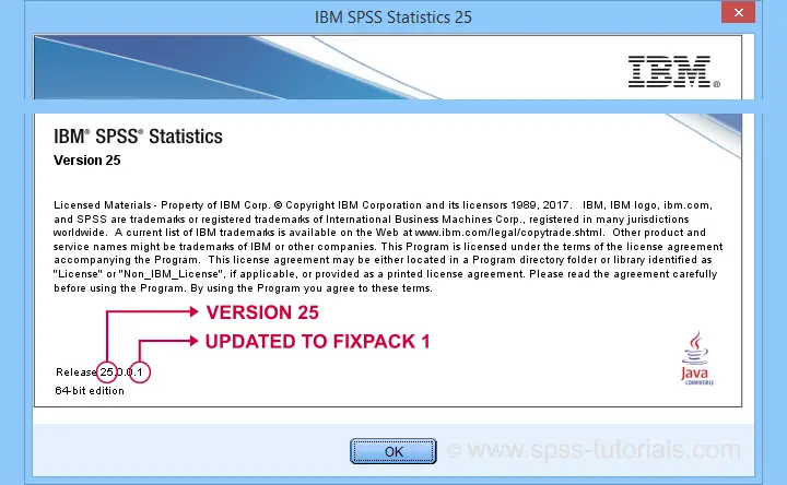 SPSS Find Version Number