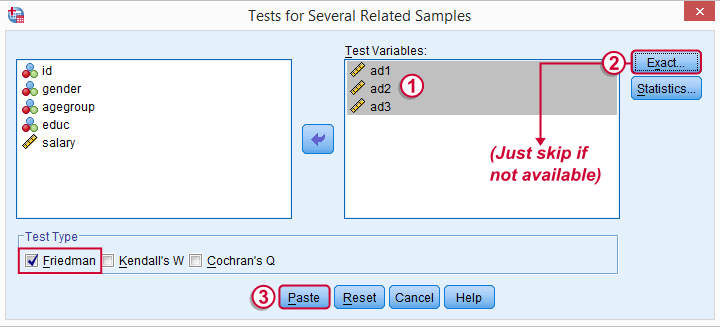 Friedman Test - How It Works