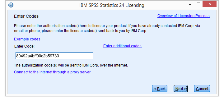 ibm spss 21 license code