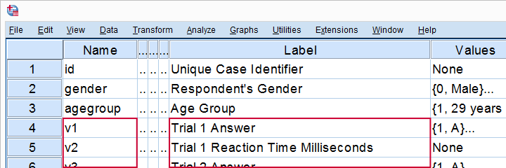 SPSS Long Variable Names Into Labels Final Result