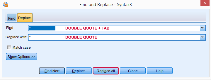 SPSS Fix Long Variable Names Google Sheet