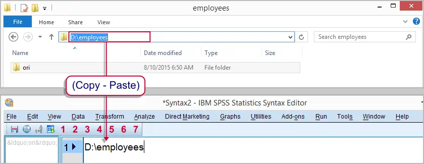 alias in spss code