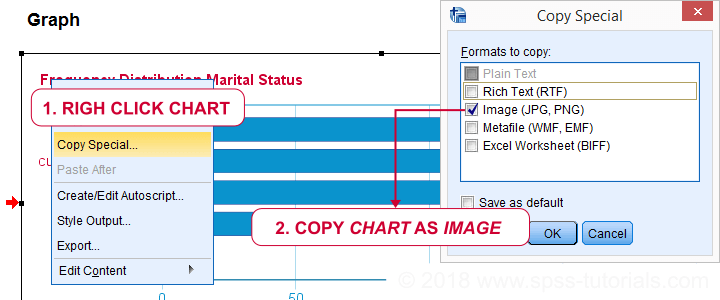 how to copy graphs from spss on mac