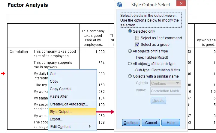 rotate error term in spss ibm