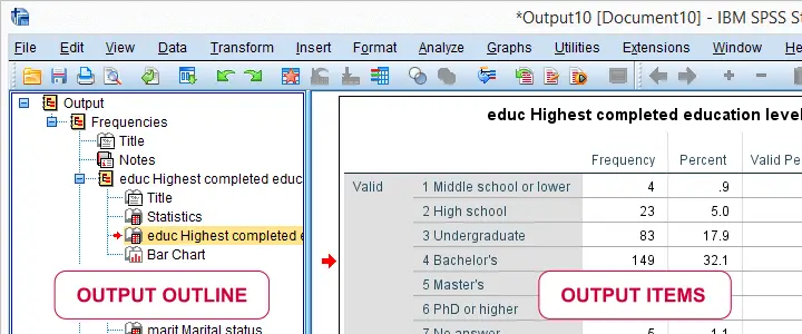 Spss Output Basics And Tips Tricks