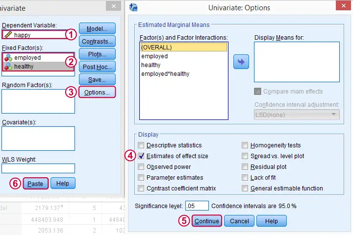 How To Get Partial Eta Squared From Spss