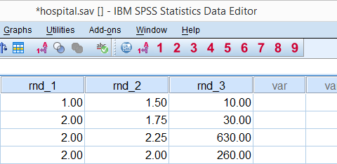 SPSS RND Function Results