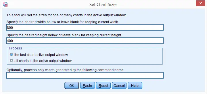 Line Set Size Chart