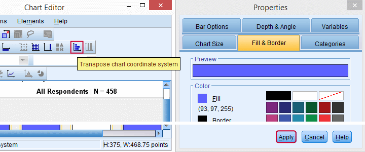 SPSS Style Chart In Chart Editor