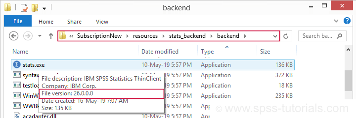 SPSS Subscription Find Version Number