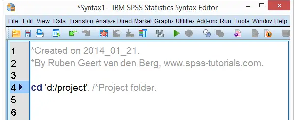 spss code if syntantx