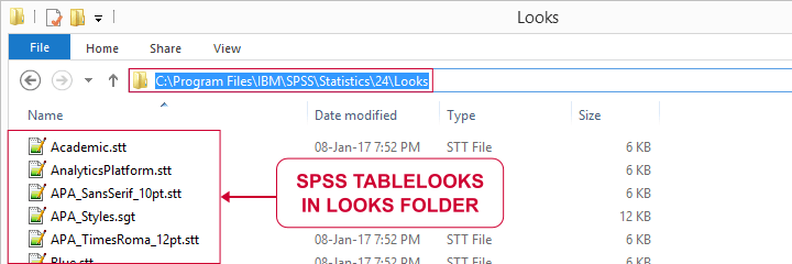 spss 25 reference apa format