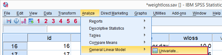 Two Way ANOVA Basics - Main Menu