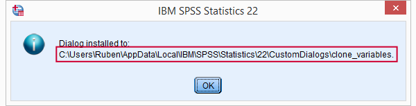 Uninstall SPSS Custom Dialog 3