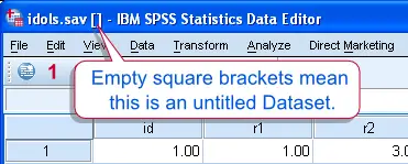 SPSS Untitled Dataset