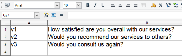 SPSS Variable Labels in Excel